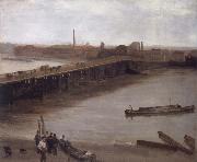 James Mcneill Whistler Brown and Silver Old Battersea Bridge oil painting artist
